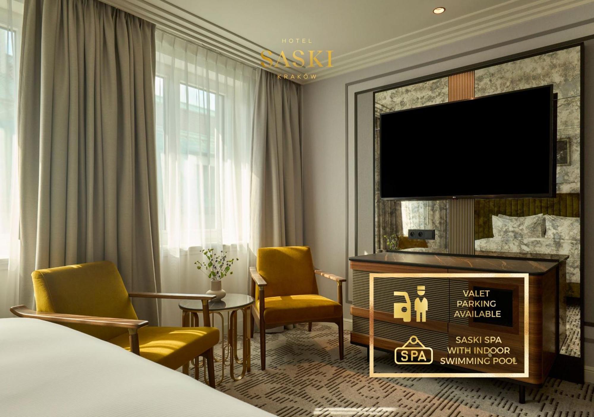 Hotel Saski Krakow Curio Collection By Hilton エクステリア 写真 A room at the hotel